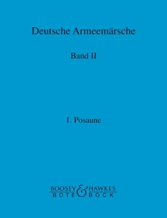 Deutsche Armeem�rsche Band 2 Posaune 1