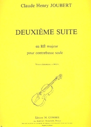 Deuxi�me Suite r� majeur pour contrebasse seule