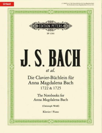 Die Clavier-B�chlein f�r Anna Magdalena Bach (1722 und 1725) (Auswahl) f�r Klavier (z.T. mit Gesang) Sonderausgabe,  broschiert
