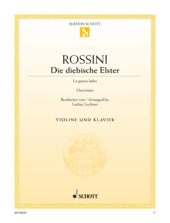 Die diebische Elster f�r Violine und Klavier