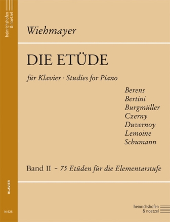 Die Et�de Band 2 75 ausgew�hlte Et�den f�r Klavier