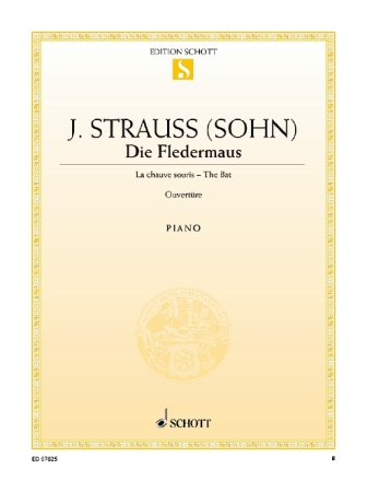 Die Fledermaus f�r Klavier