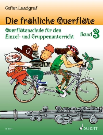 Die fr�hliche Querfl�te Band 3 - Schule und Spielbuch f�r Fl�te und Klavier Set