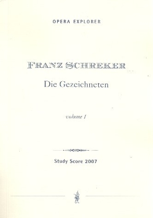 Die Gezeichneten  Studienpartitur in 2 B�nden