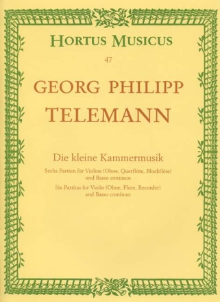 Die kleine Kammermusik f�r Violine und Bc
