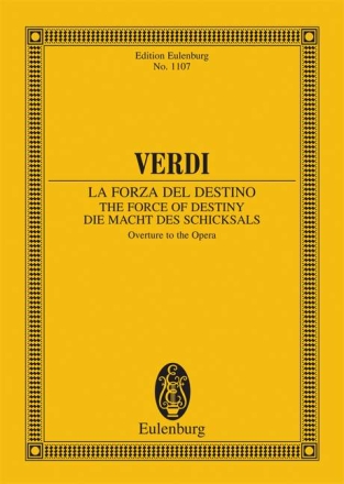 Die Macht des Schicksals - Ouvert�re f�r Orchester Studienpartitur