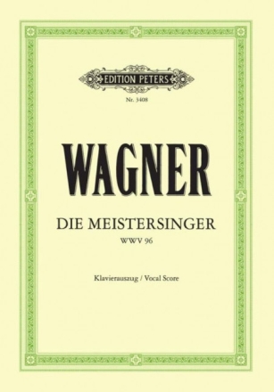 Die Meistersinger von N�rnberg  Klavierauszug (dt)
