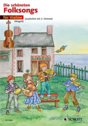 Die sch�nsten Folksongs f�r 1-2 Violinen Spielpartitur