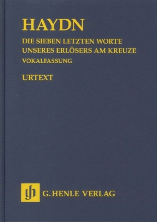 Die sieben letzten Worte unseres Erl�sers am Kreuze Hob.XX:2 (Vokalfassung) Studienpartitur (geb)