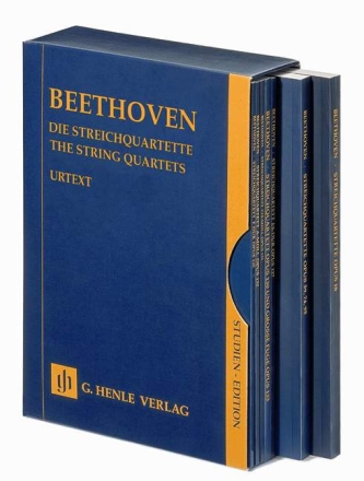 Die Streichquartette  Studienpartitur 7 B�nde im Schuber
