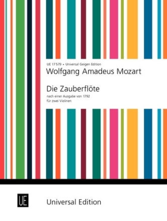 Die Zauberfl�te f�r 2 Violinen Spielpartitur