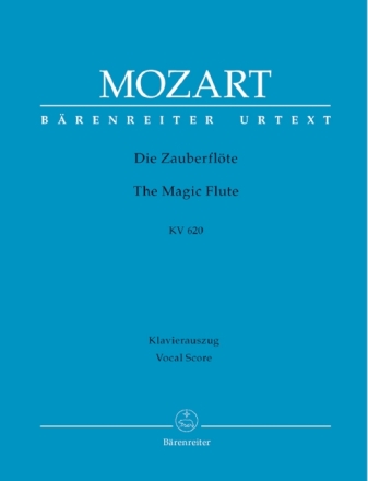 Die Zauberfl�te KV620 f�r Soli, gem Chor und Orchester Klavierauszug,  gebunden