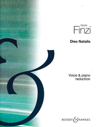 Dies natalis op. 8 f�r Sopran (Tenor) und Streichorchester Klavierauszug