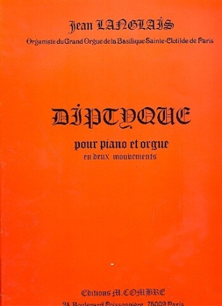 Diptyche POUR PIANO ET ORGUE