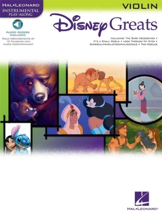Disney Greats (+Online-Audio) for  violin