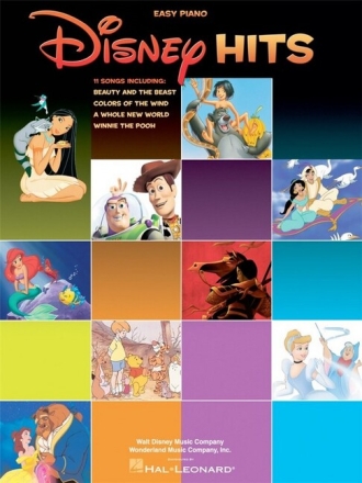 Disney Hits: for easy piano (with text)