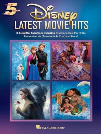Disney latest Movie Hits: for five-finger piano