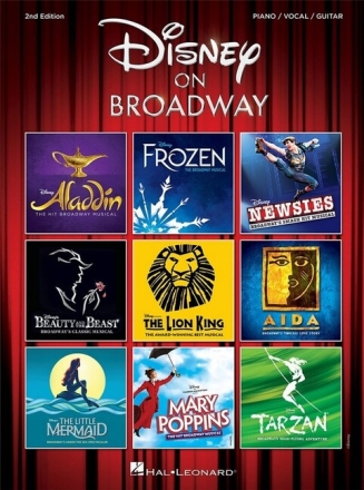 Disney on Broadway - 2nd Edition songbook piano/vocal/guitar