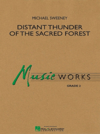 Distant Thunder of the Sacred Forest for concert band score and parts
