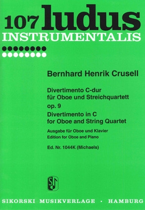 Divertimento C-Dur op.9 f�r Oboe und Streichquartett f�r Oboe und Klavier