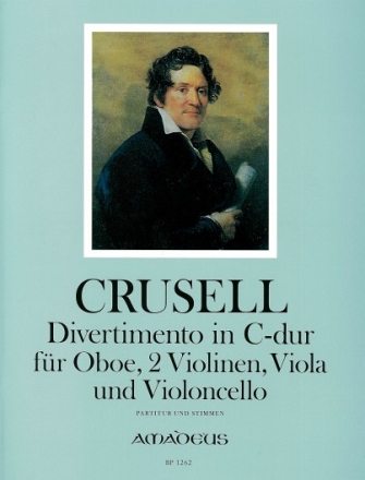 Divertimento c-dur op.9 f�r Oboe und Streichquartett Partitur und Stimmen