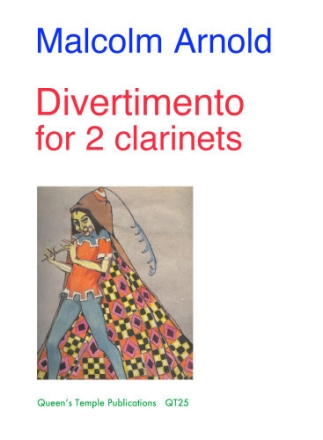 Divertimento for 2 clarinets score