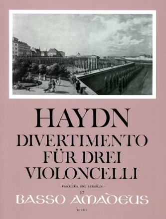 Divertimento f�r 3 Violoncelli Partitur und Stimmen