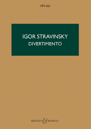 Divertimento HPS 665 f�r Orchester Studienpartitur
