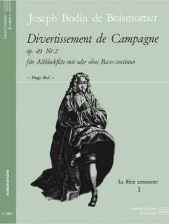 Divertissement de Campagne op.49,2 f�r Altblockfl�te mit oder ohne Ba�