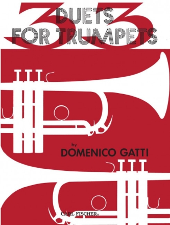 Domenico Gatti 33 Celebrated Duets 2 TROMPETEN Spielpartitur