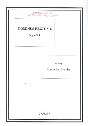 Dominus regit me for organ