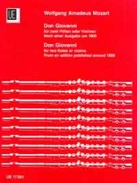 Don Giovanni f�r 2 Fl�ten (Violinen) nach einer Ausgabe um 1809 Spielpartitur
