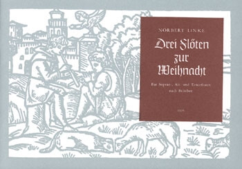 Drei Fl�ten zur Weihnacht f�r Sopran-, Alt- und Tenorfl�ten nach Belieben Partitur