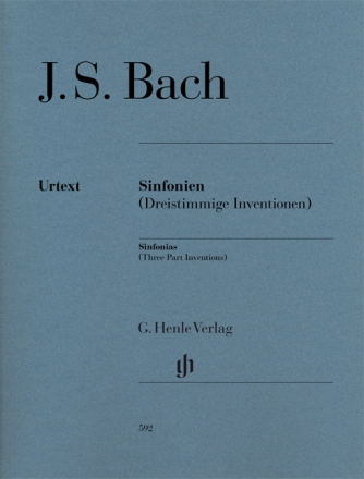 Dreistimmige Inventionen BWV787-801 f�r Klavier