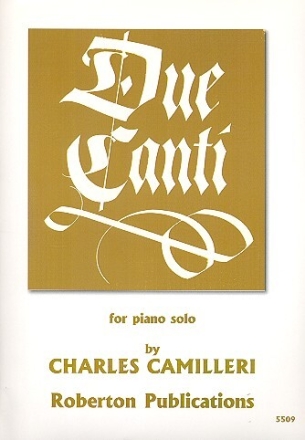Due Canti for piano solo
