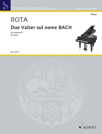 Due Valzer sul nome BACH f�r Klavier Einzelausgabe