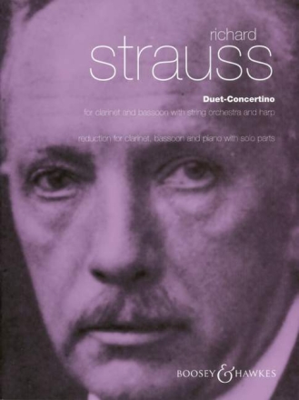 Duett-Concertino o. Op. AV 147 f�r Klarinette, Fagott, Harfe und Streichorchester Klavierauszug mit Solostimmen