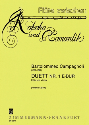 Duett E-Dur Nr.1 f�r Fl�te und Violine