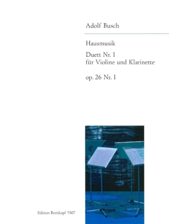 Duett Nr.1 op.26,1 f�r Violine und Klarinette Stimmen