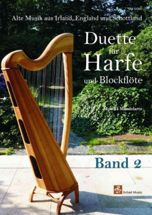 Duette Band 2 f�r Harfe und Blockfl�te Partitur und Stimme