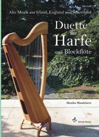 Duette f�r Harfe und Blockfl�te Partitur und Stimme