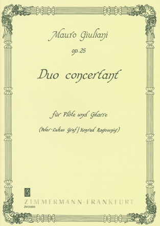 Duo concertant op.25 f�r Fl�te und Gitarre