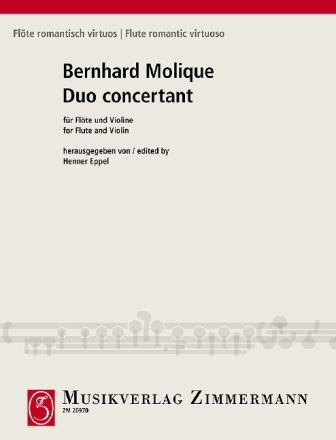 Duo concertante f�r Fl�te und Violine Partitur