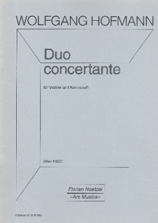 Duo concertante op.H80d f�r Violine und Kontrabass Stimmen
