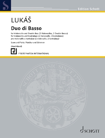 Duo di Basso op. 210 f�r Violoncello und Kontrabass Partitur und Stimmen