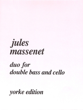 Duo for cello and double bass score