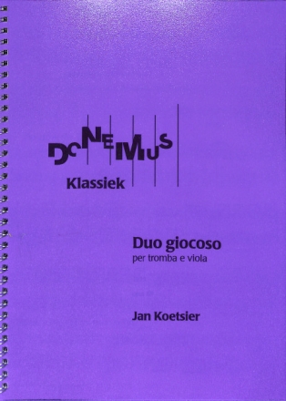 Duo giocoso op.69 per tromba e viola score