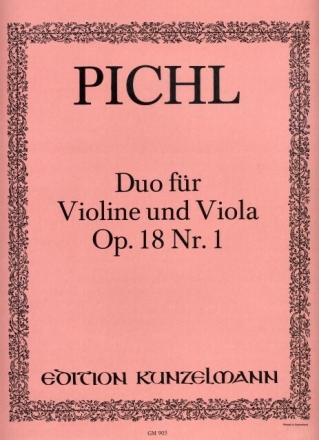 Duo op.18,1 f�r Violine und Viola