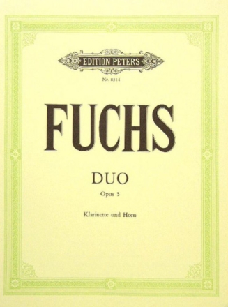 Duo op.5 f�r Klarinette und Horn Stimmen
