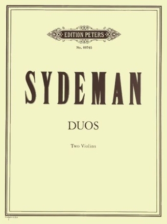 Duos (1976) f�r 2 Violinen Spielpartitur